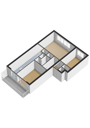 Floorplan - Chestertonlaan 52, 1102 XZ Amsterdam